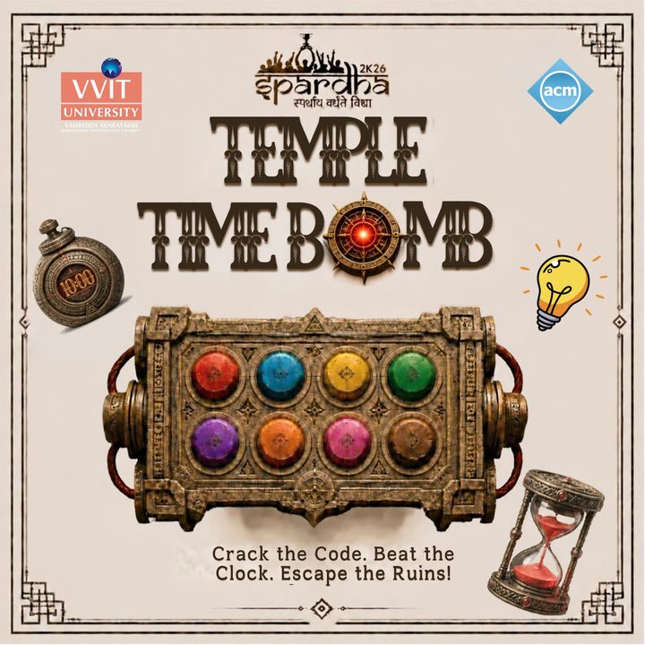 Temple Time Bomb poster